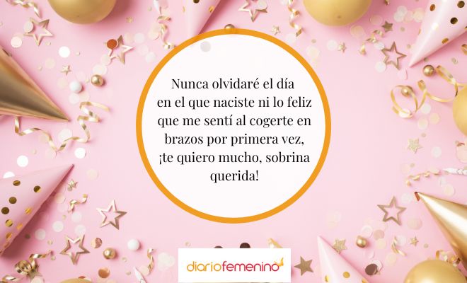 Palabras de cumpleaños para mi sobrina y ahijada