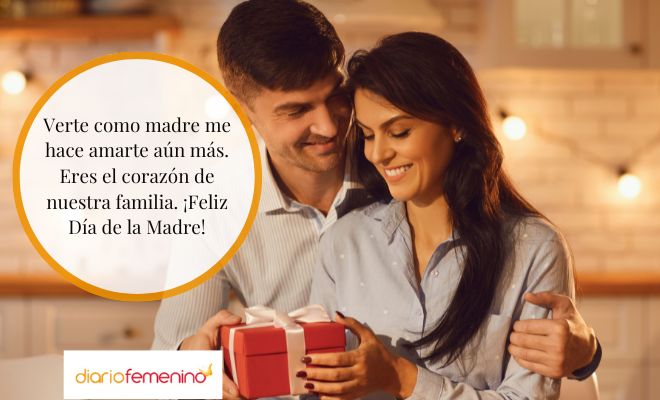 Felicitaciones del Día de la Madre para mi esposa