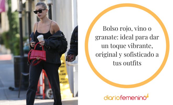 Ideas para combinar un bolso de color rojo