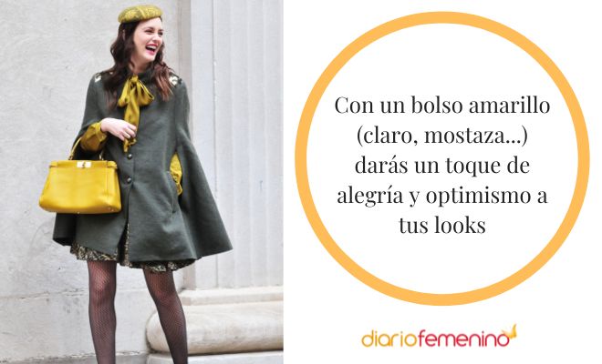 Ideas para combinar un bolso amarillo