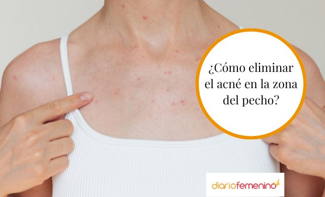 El tratamiento más eficaz para eliminar los granos rojos en el pecho