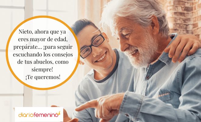 Mensajes de cumpleaños para mi nieto que cumple 18