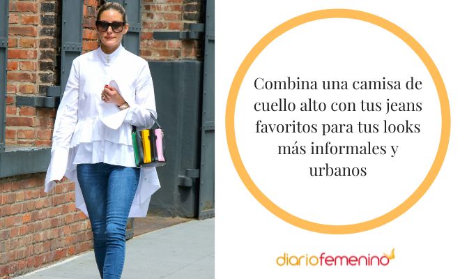 Look informal con cuello alto