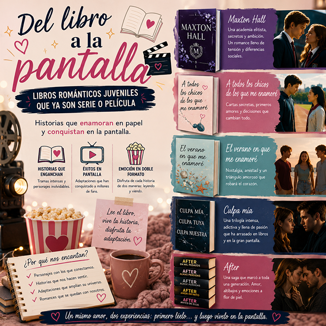 Libros románticos que han pasado al cine