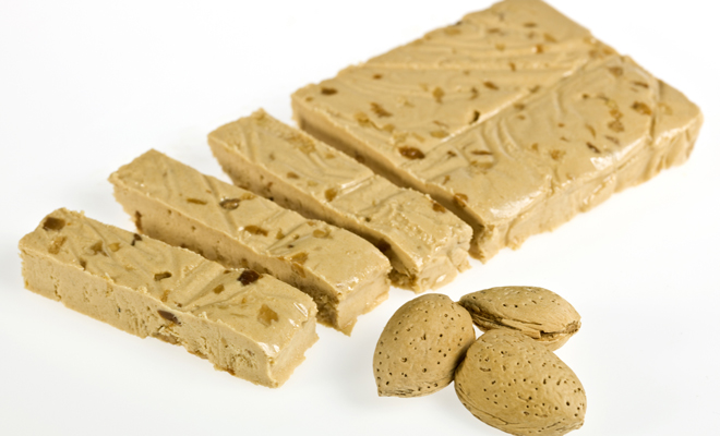 Turrón de almendras sin gluten