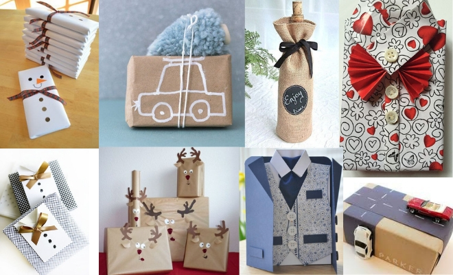 Colector El sendero Acostumbrar 71 ideas creativas, originales y rápidas para envolver regalos navideños