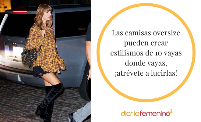 Outfits para lucir una camisa oversize con mucho estilo
