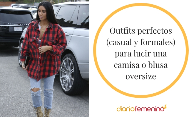 Que Puede ser ignorado Mejor Cómo combinar una camisa o blusa oversize: looks con estilo y MUY trendy