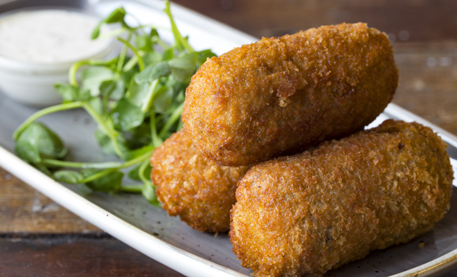Croquetas de setas veganas