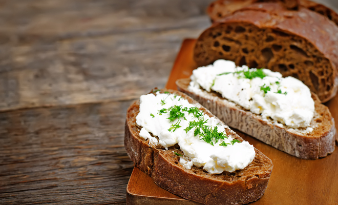 Queso de tofu para Navidad