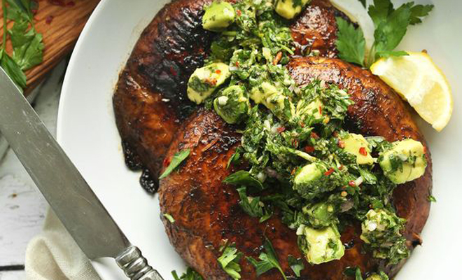 Filetes de portobello para Navidad
