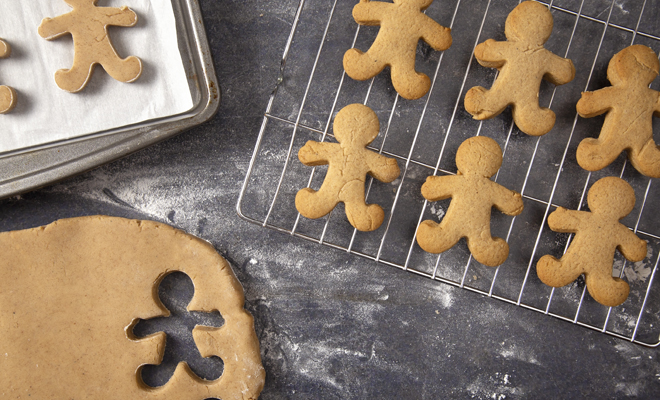 Galletas de jengibre veganas