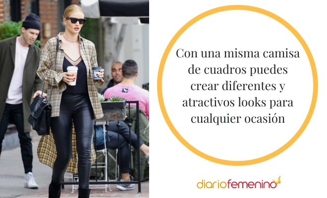 Así es como deberías combinar una camisa de cuadros