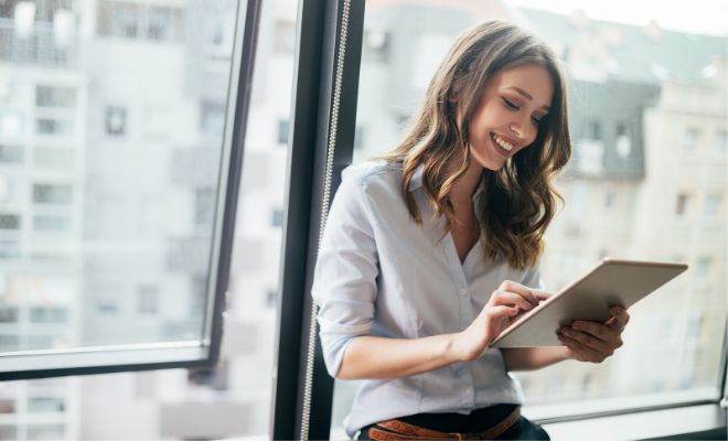 Mujer Virgo en el trabajo