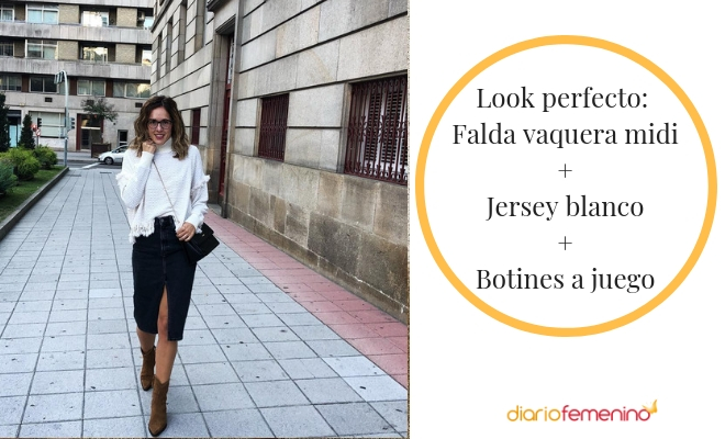 Falda vaquera para ir a trabajar