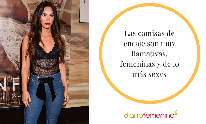 Así deberías combinar una camisa de encaje