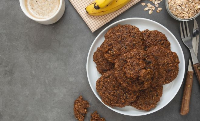 Receta de tortitas de avena con crema de cacahuete para desayunos