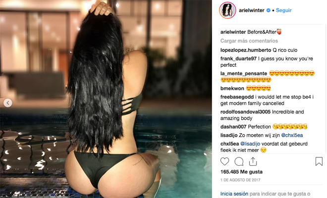 Los tatuajes de los famosos: tattoo de Ariel Winter