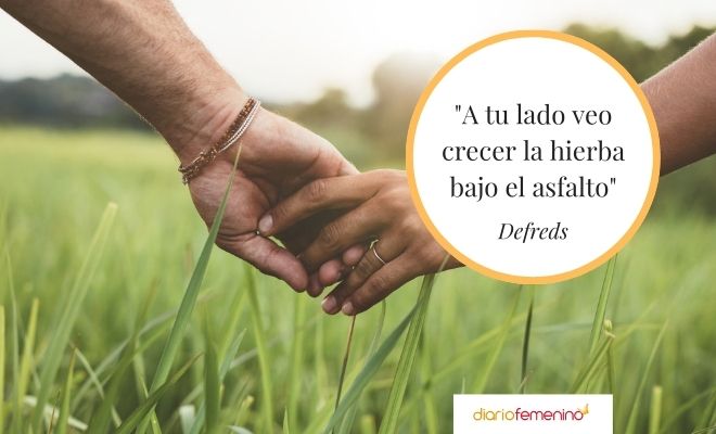 Frase romántica de amor de Defreds