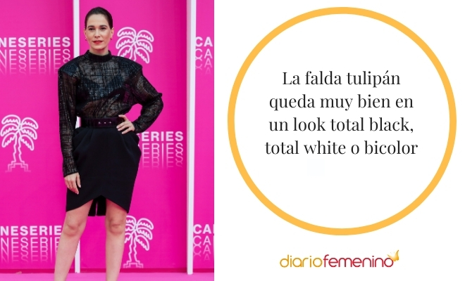 Cómo lucir una falda tulipán con mucho estilo