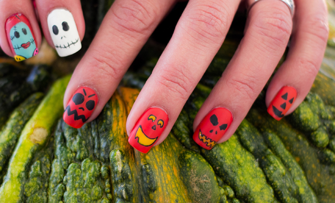 Paso a paso para una manicura de calabaza ideal en Halloween