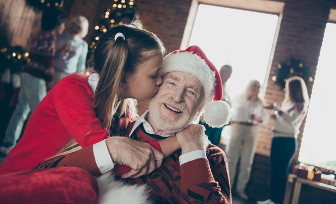Frases bonitas de Navidad para tu abuelo