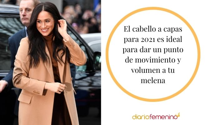 Presume de cabello con capas en 2021