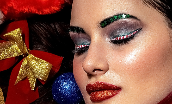 4 ideas increíbles de maquillaje fantasía para Navidad o Nochevieja