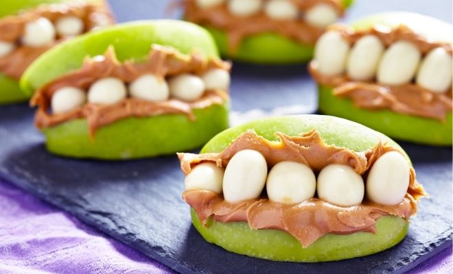 Manzanas con veneno: receta de Halloween