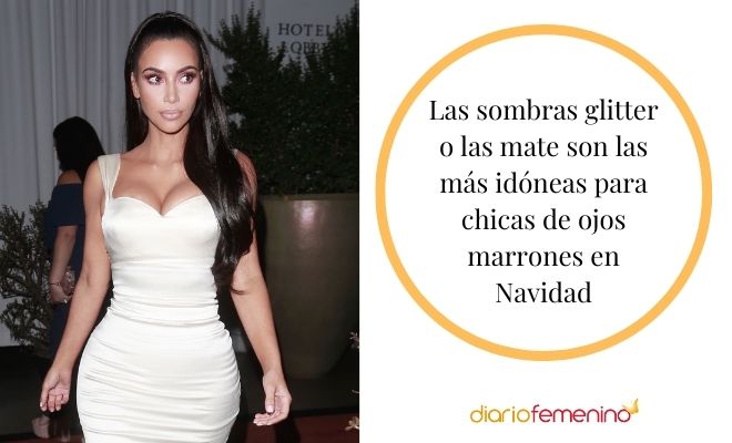 Cómo maquillar los ojos marrones en Navidad o Año Nuevo