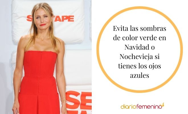 Cómo maquillar tus ojos azules en Navidades