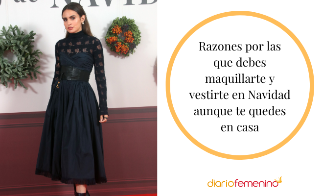 Razones por las que debes vestirte y arreglarte en Navidad aunque estés en casa