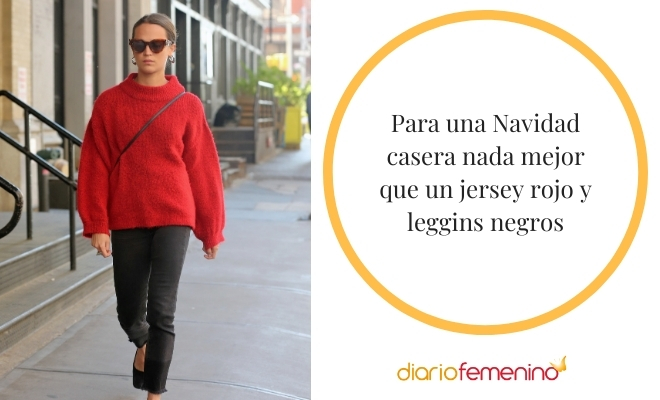 Los leggins son la prenda estrella para una Navidad en casa