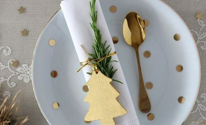 Servilleteros para Navidad