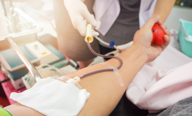 Así es el procedimiento para donar sangre