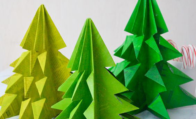 Cómo hacer un árbol de Navidad 3D