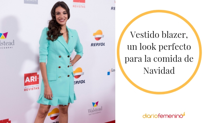 Vestido blazer, perfecto para la comida de Navidad