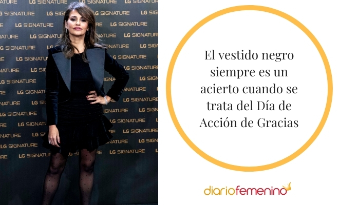 Apuesta por un vestido negro para el Día de Acción de Gracias