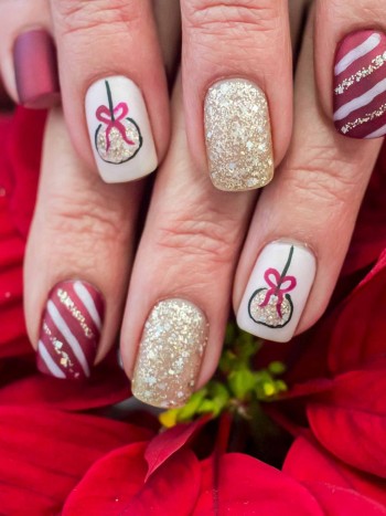 Cómo pintarte las uñas en Navidad y Nochevieja 2024/2025: manicuras bonitas
