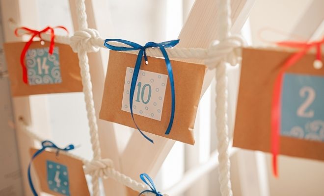 Calendarios de adviento DIY para tu decoración navideña