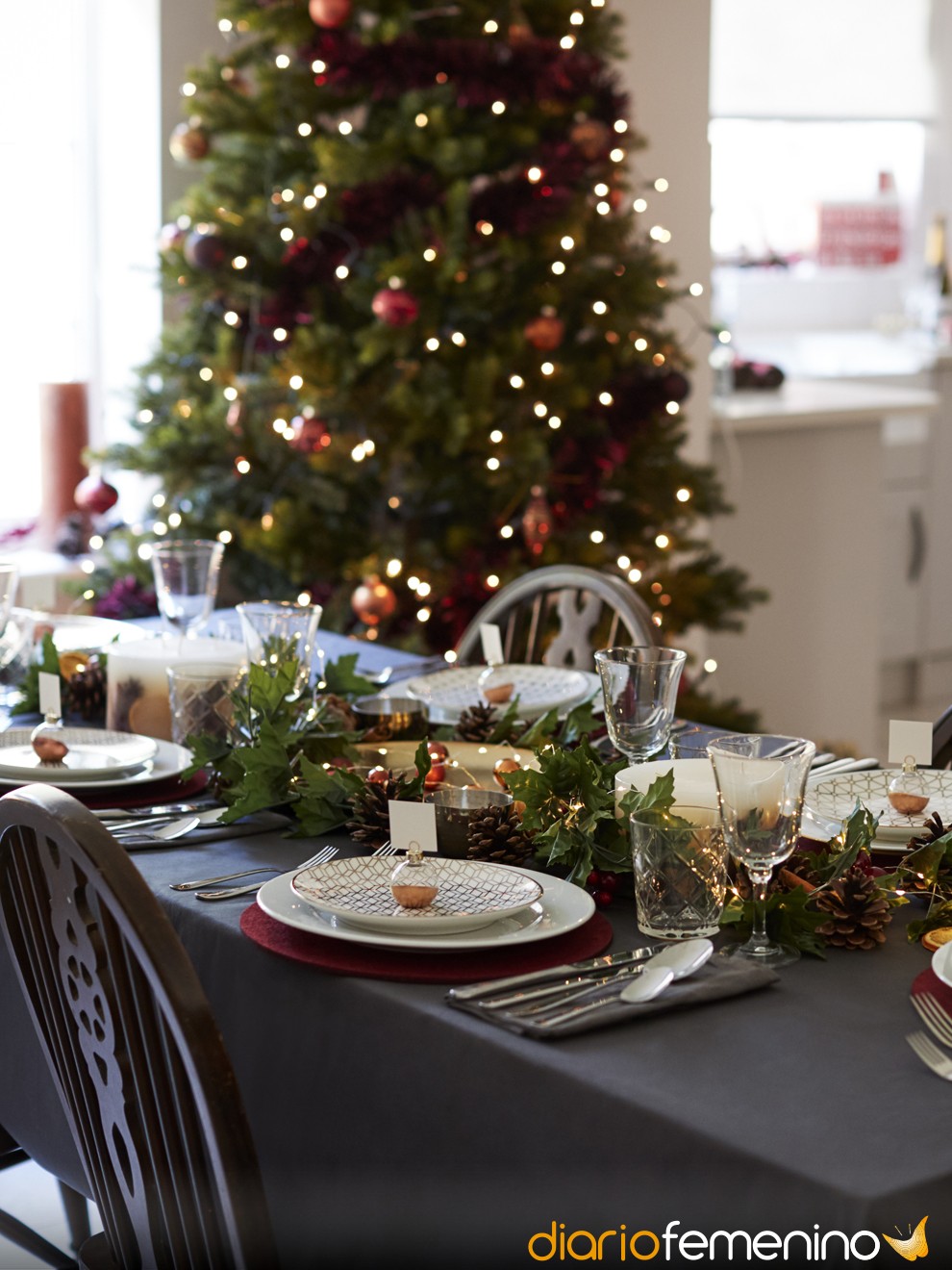 Originales y baratas ideas para decorar tu mesa en Navidad