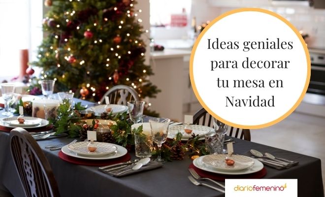 Originales y baratas ideas para decorar tu mesa en Navidad