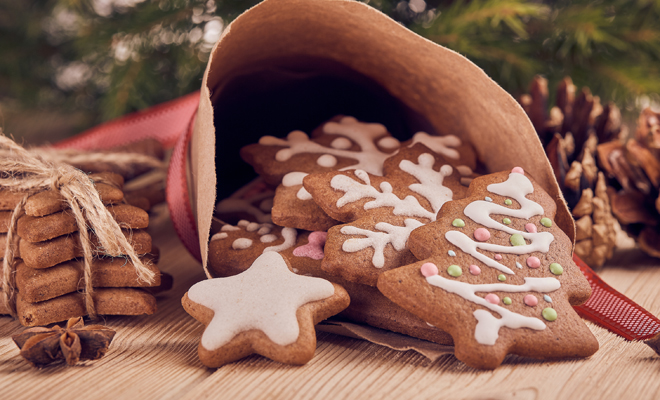 Receta deliciosa de galletas de Navidad veganas