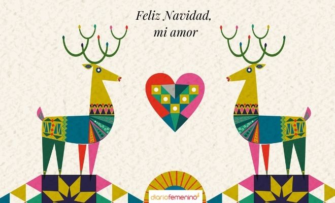 Tarjeta de Navidad y Año Nuevo para tu pareja
