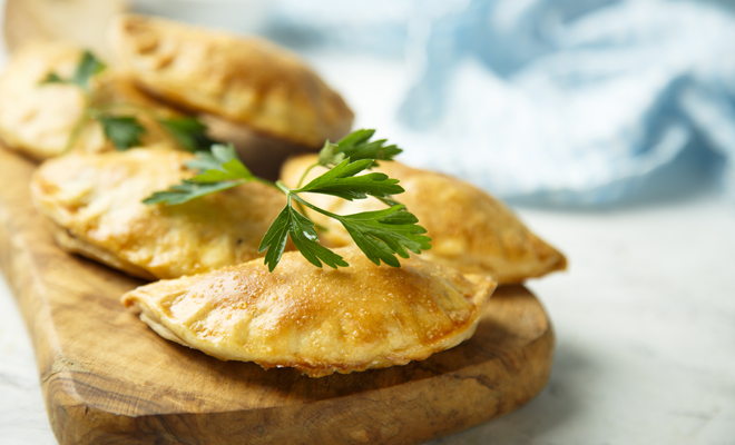 Empanadillas de espinacas veganas