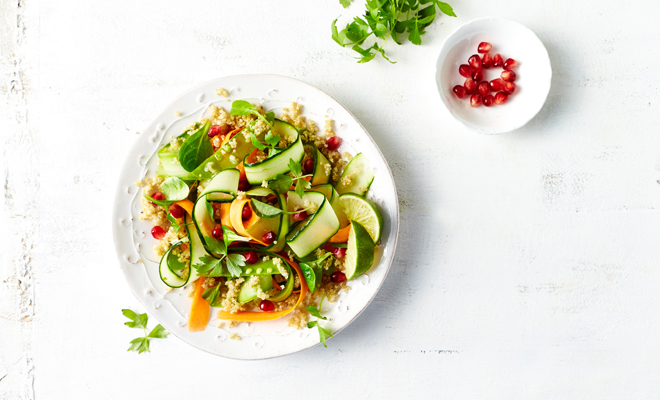 Quinoa para una Navidad vegana