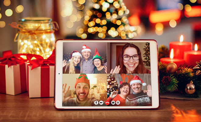 Juegos geniales para una fiesta navideña de empresa online