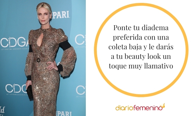 Cómo lucir una diadema con una coleta baja