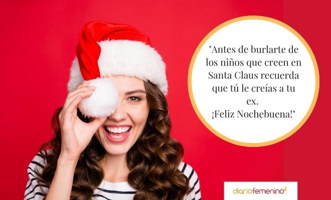 Frase graciosa para enviar en Nochebuena a tus amigas