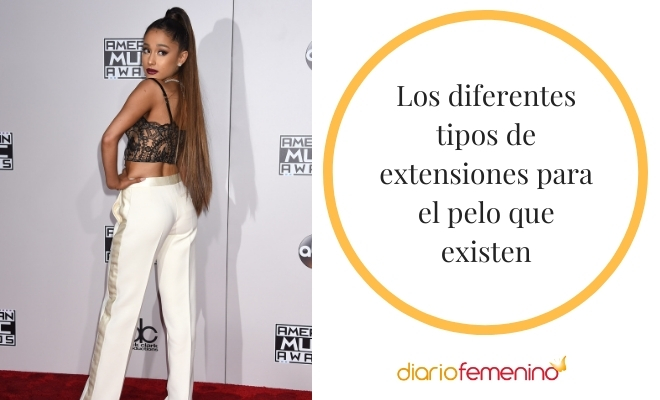 Diferentes tipos de extensiones para el cabello